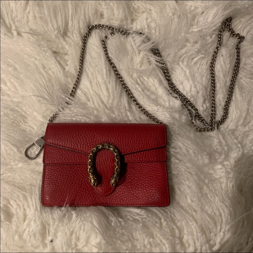 Red Mini Dionysus Gucci Crossbody Bag - Picture 6 of 8